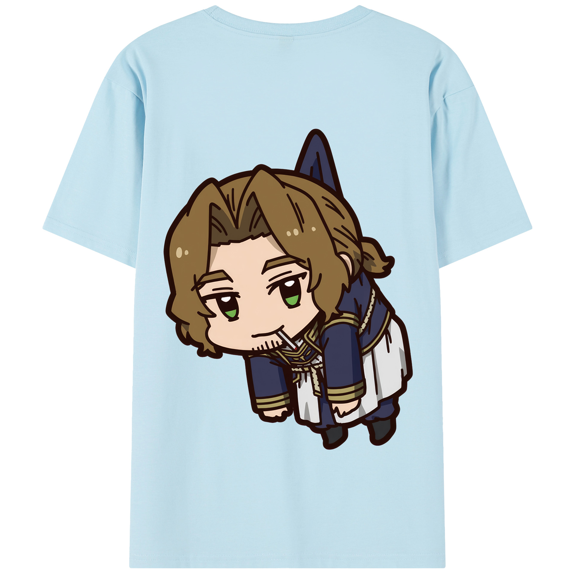 （画像用） 葬送のフリーレン Frieren 綿100％半袖Tシャツ（背面プリント）